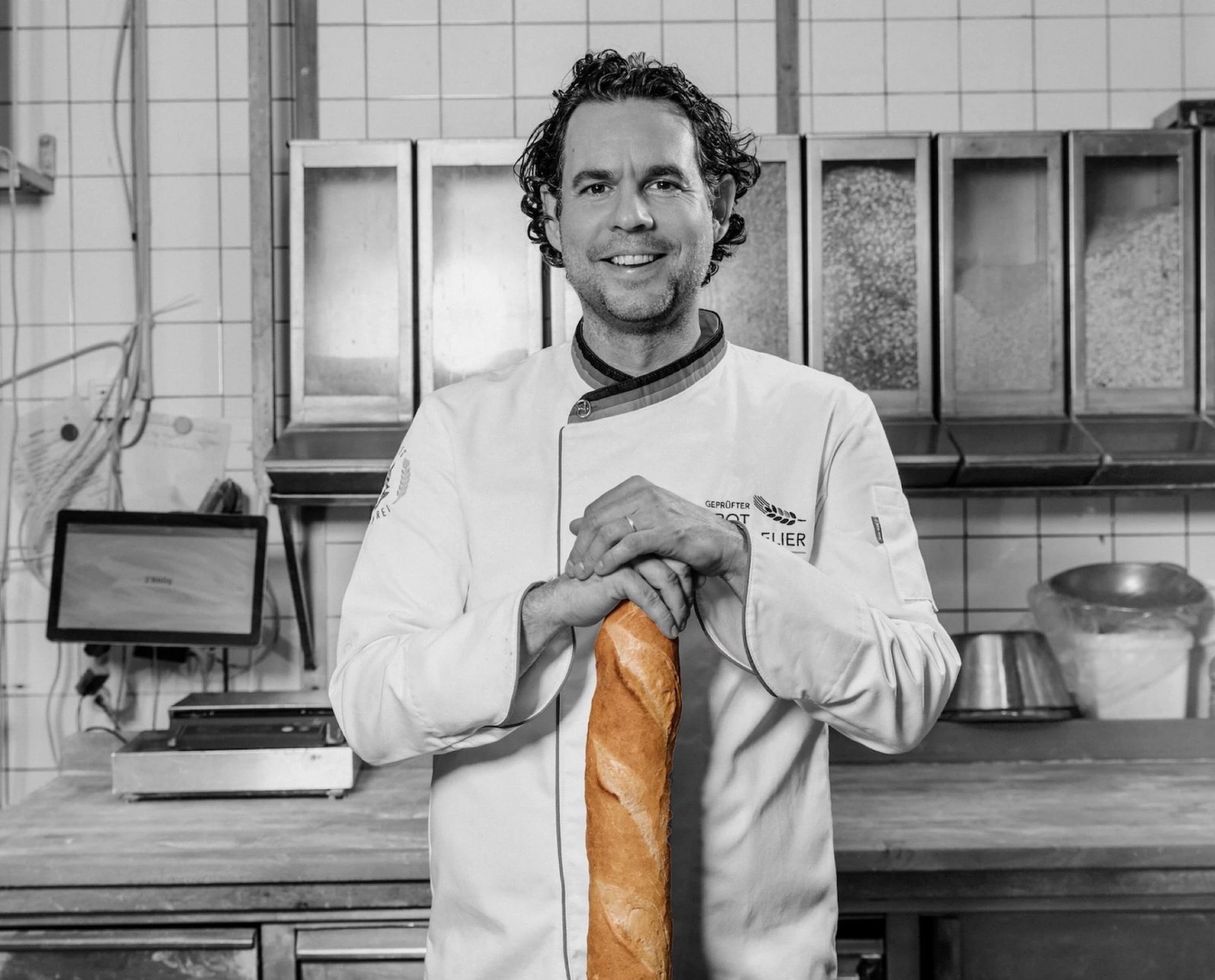 Johannes Dackweiler mit Baguette