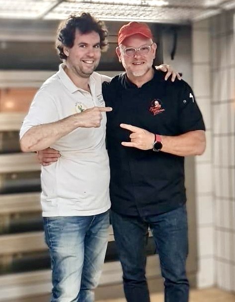 Mit Kollege Sven Mostegl aus Dubai