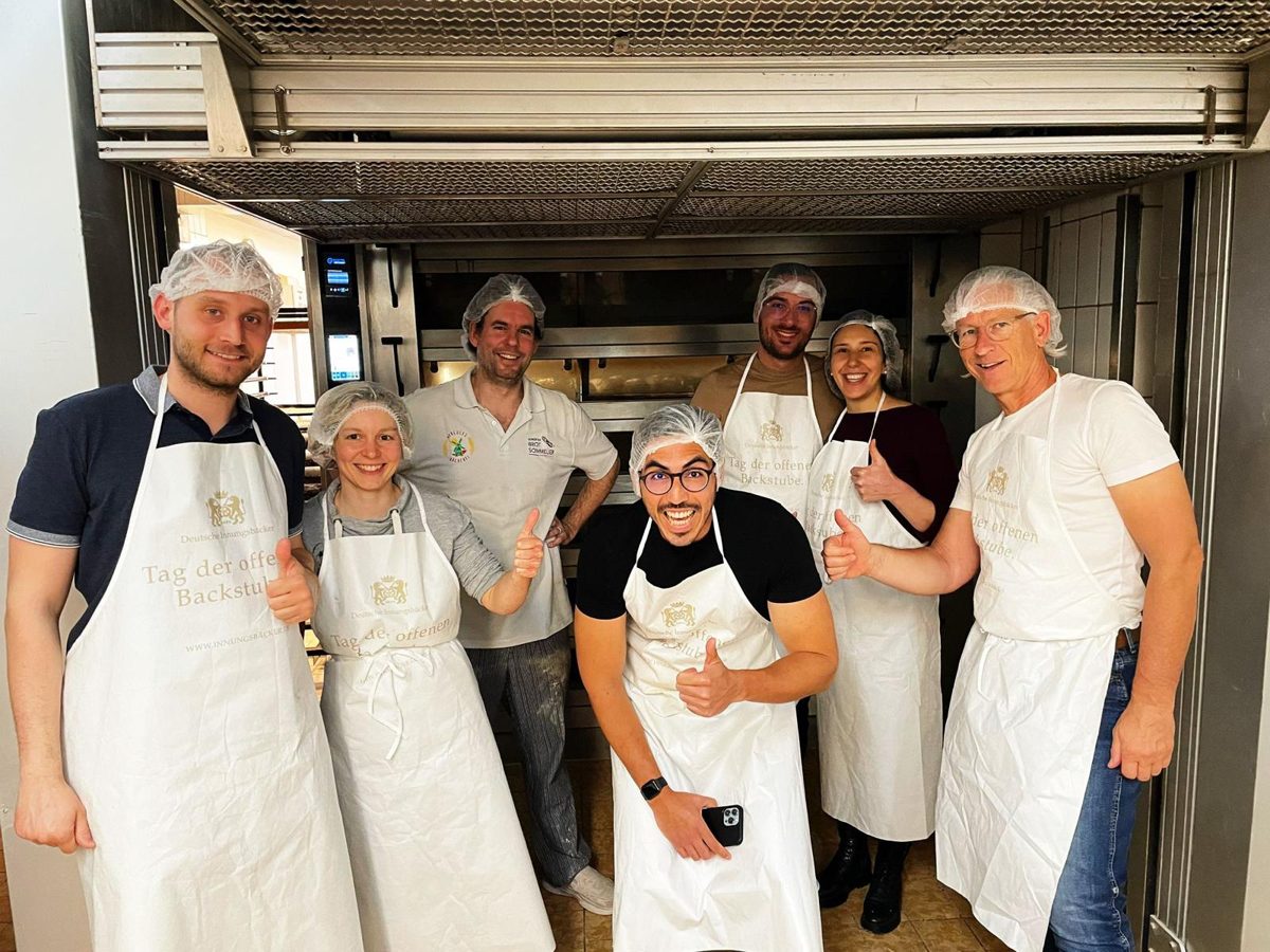 Teamfoto am Tag der offenen Backstube