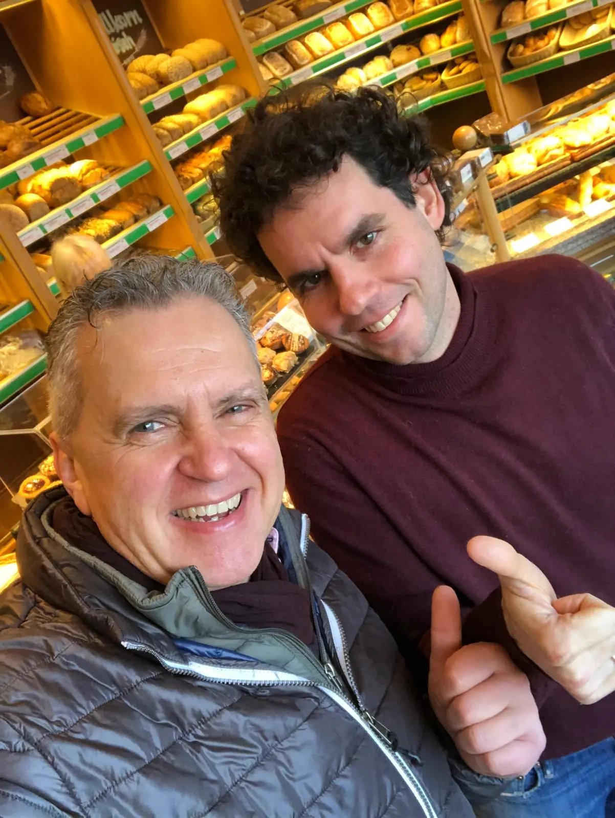 JODA & Olaf Barken in der Hercules Bio Bäckerei beim Meeting