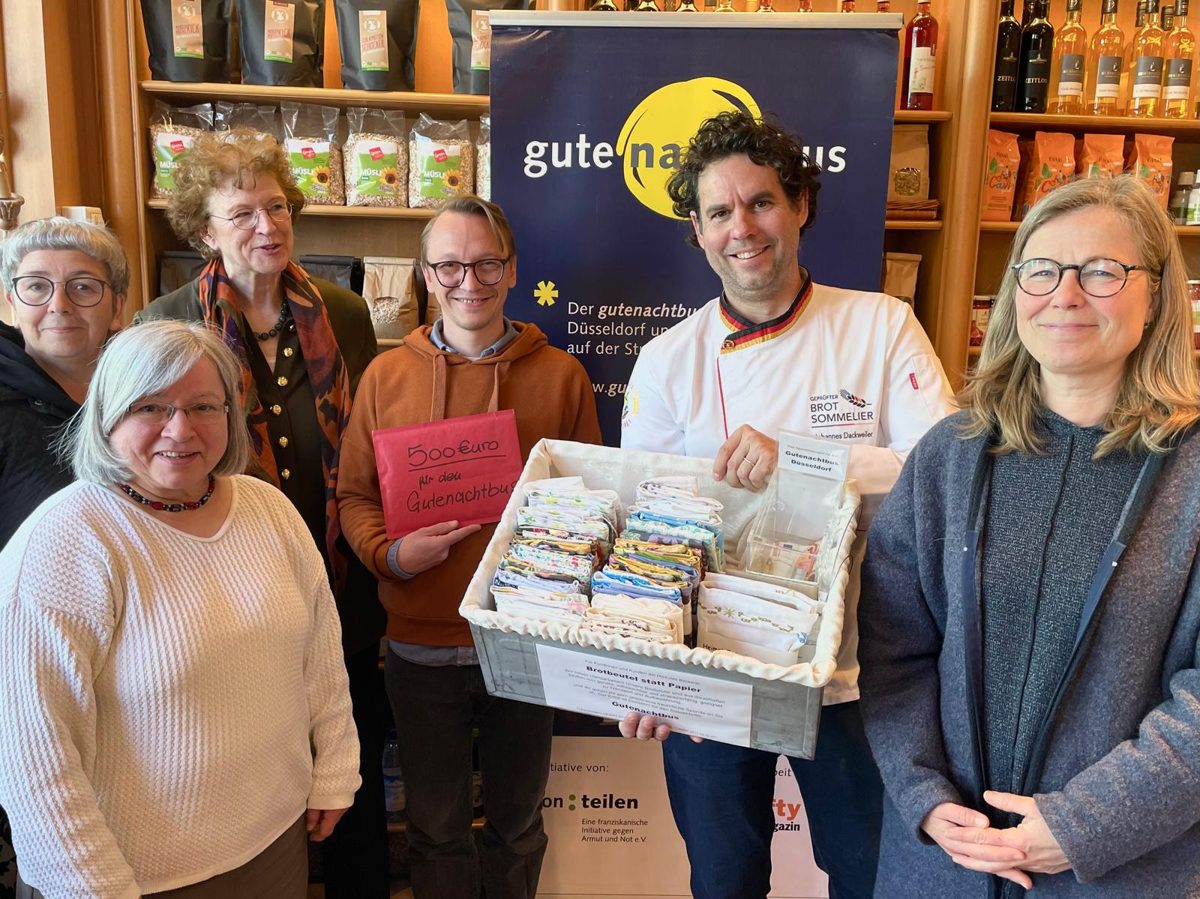 HERCULES Spendenaktion für den GUTENACHTBUS Düsseldorf zur aktiven Hilfe für Obdachlose in der Landeshauptstadt.